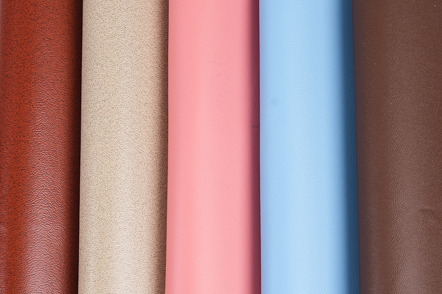 Couro sintético leve e impermeável de alta elasticidade para calçados