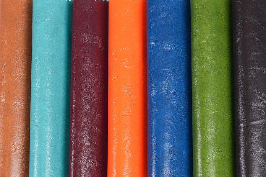 Couro artificial de sofá retardador de chama elástica alta