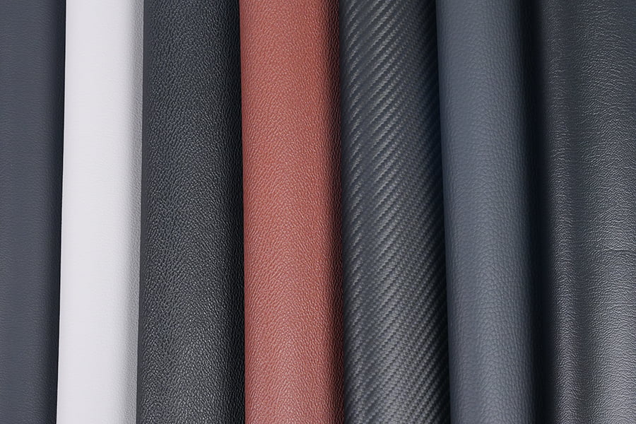 Couro interior de carro em PVC de alta resistência ao desgaste